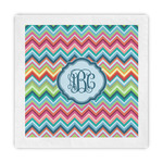 Retro Chevron Monogram Decorative Paper Napkins