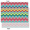 Retro Chevron Monogram Tissue Paper - Heavyweight - Large - Front & Back