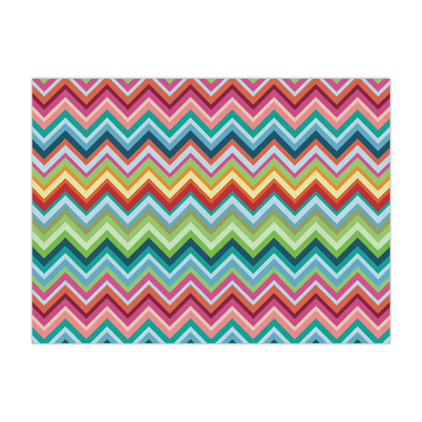 Custom Retro Chevron Monogram Large Tissue Papers Sheets - Heavyweight