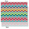 Retro Chevron Monogram Tissue Paper - Heavyweight - Medium - Front & Back