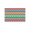 Retro Chevron Monogram Tissue Paper - Heavyweight - Small - Front