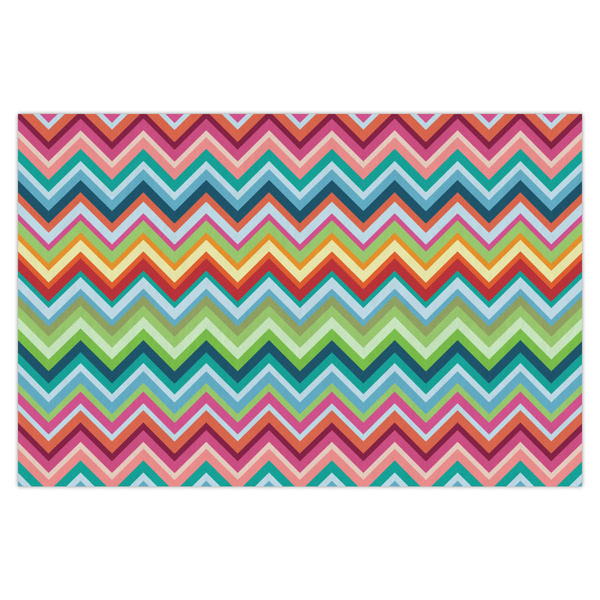 Custom Retro Chevron Monogram X-Large Tissue Papers Sheets - Heavyweight