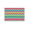 Retro Chevron Monogram Tissue Paper - Lightweight - Small - Front