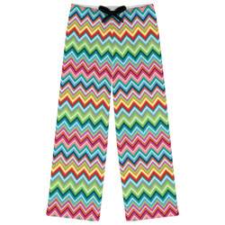 Retro Chevron Monogram Womens Pajama Pants