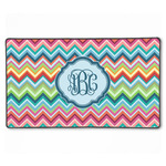 Retro Chevron Monogram XXL Gaming Mouse Pad - 24" x 14"