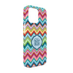 Retro Chevron Monogram iPhone Case - Plastic - iPhone 13