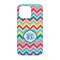 Retro Chevron Monogram iPhone 13 Pro Case - Back