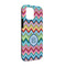 Retro Chevron Monogram iPhone 13 Pro Tough Case -  Angle