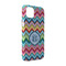 Retro Chevron Monogram iPhone 14 Case - Angle