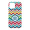 Retro Chevron Monogram iPhone 15 Case - Back