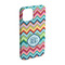 Retro Chevron Monogram iPhone 15 Pro Case - Angle