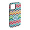 Retro Chevron Monogram iPhone 15 Tough Case -  Angle