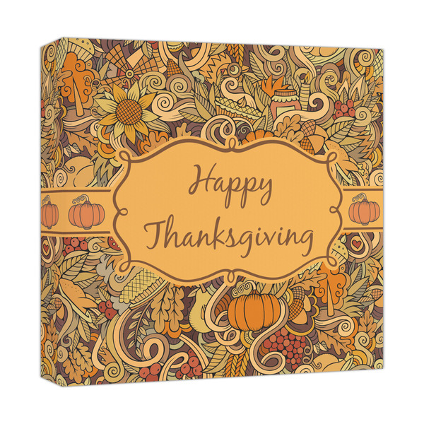 Custom Thanksgiving Canvas Print - 12x12