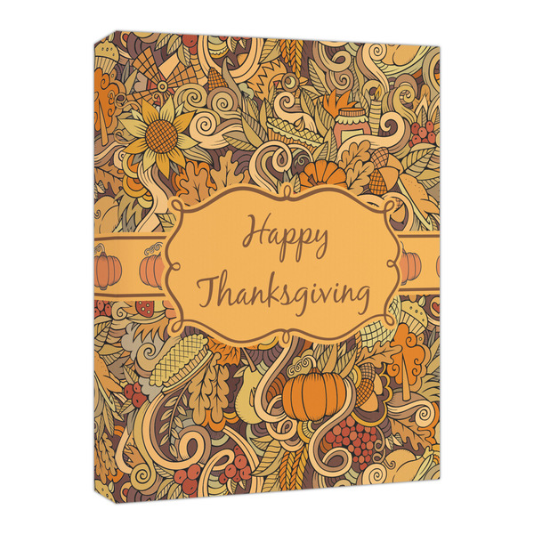 Custom Thanksgiving Canvas Print - 16x20