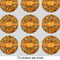 Thanksgiving 2" Multipurpose Round Labels - Sheet