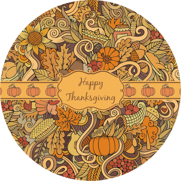 Custom Thanksgiving Multipurpose Round Labels - 2"