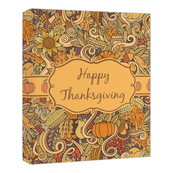 Custom Thanksgiving Canvas Print - 20x24