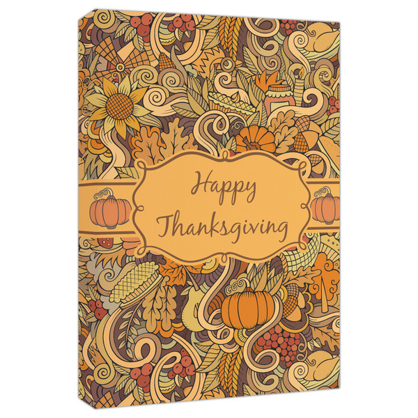 Custom Thanksgiving Canvas Print - 20x30