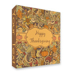 Thanksgiving 3 Ring Binder - Full Wrap - 2"