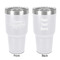 Thanksgiving 30 oz Stainless Steel Ringneck Tumbler - White - Double Sided - Front & Back