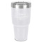 Thanksgiving 30 oz Stainless Steel Ringneck Tumbler - White - Front