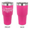 Thanksgiving 30 oz Stainless Steel Ringneck Tumblers - Pink - Single Sided - APPROVAL