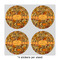 Thanksgiving 4" Multipurpose Round Labels - Sheet