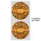 Thanksgiving 5" Multipurpose Round Label - Sheet