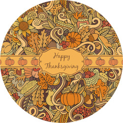 Thanksgiving Multipurpose Round Labels - 5"