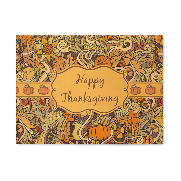 Custom Thanksgiving 5' x 7' Patio Rug