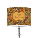 Thanksgiving 8" Drum Lamp Shade - Poly-film