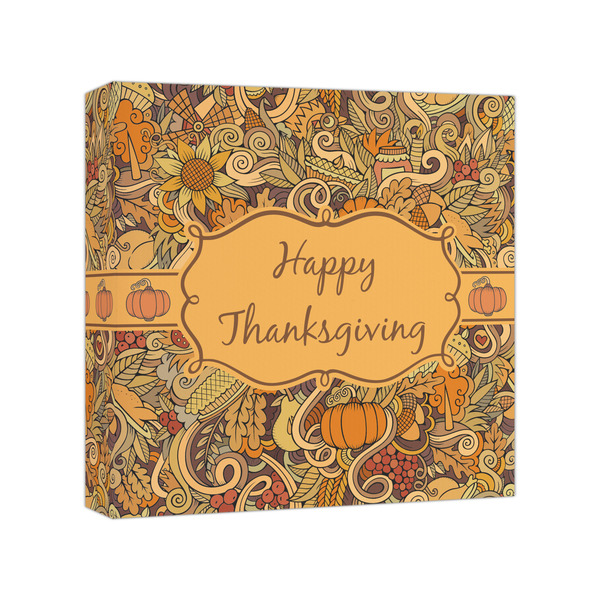 Custom Thanksgiving Canvas Print - 8x8