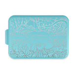 Thanksgiving Aluminum Baking Pan with Teal Lid