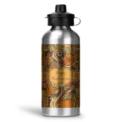 Thanksgiving Water Bottle - Aluminum - 20 oz (Personalized)