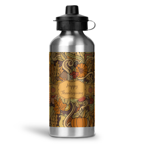 Custom Thanksgiving Water Bottles - 20 oz - Aluminum