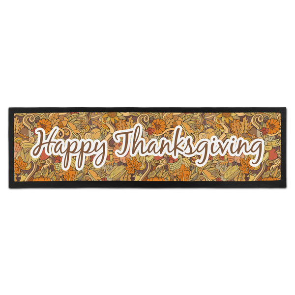 Custom Thanksgiving Bar Mat - Large