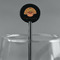 Thanksgiving Black Plastic 5.5" Stir Stick - Round - Main