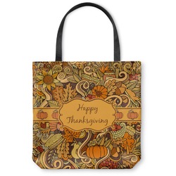 Thanksgiving Canvas Tote Bag (Personalized)