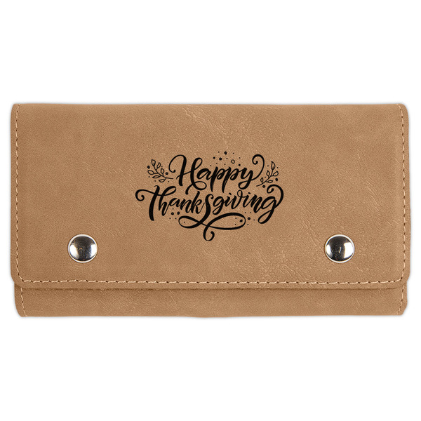 Custom Thanksgiving Cards & Dice Set - Light Brown