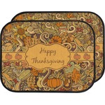 Thanksgiving Car Floor Mats (Back Seat) (Personalized)