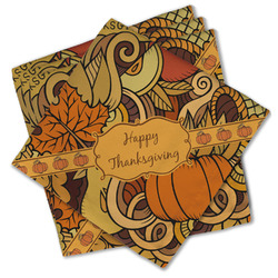 Thanksgiving Cloth Cocktail Napkins - Set of 4