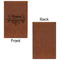 Thanksgiving Cognac Leatherette Journal - Single Sided - Apvl