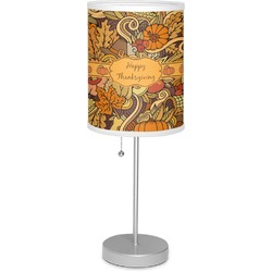 Thanksgiving 7" Drum Lamp with Shade Polyester (Personalized)