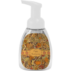 Thanksgiving Foam Soap Bottle - White