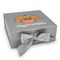 Thanksgiving Gift Boxes with Magnetic Lid - Silver - Front