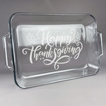 Thanksgiving Glass Baking and Cake Dish