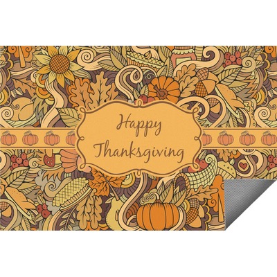 Custom Thanksgiving Indoor / Outdoor Rug (Personalized) | YouCustomizeIt