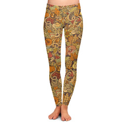 Thanksgiving Ladies Leggings - Extra Small