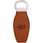 Thanksgiving Leatherette Bottle Opener - Double Sided