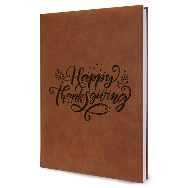 Custom Thanksgiving Leather Sketchbook - Large - Double Sided